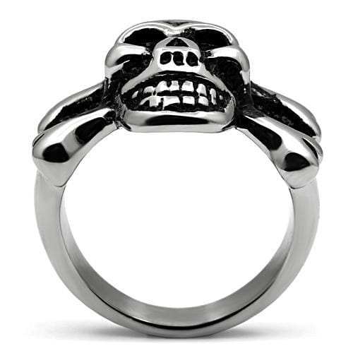 TK474 - High polished (no plating) Stainless Steel Ring with No Stone - Alamode - Flyclothing LLC