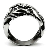 TK479 - High polished (no plating) Stainless Steel Ring with No Stone - Alamode - Flyclothing LLC