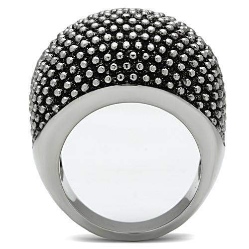 TK519 - High polished (no plating) Stainless Steel Ring with No Stone - Alamode - Flyclothing LLC