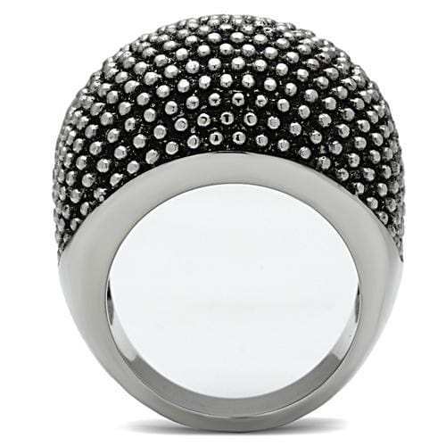 TK519 - High polished (no plating) Stainless Steel Ring with No Stone - Alamode - Flyclothing LLC