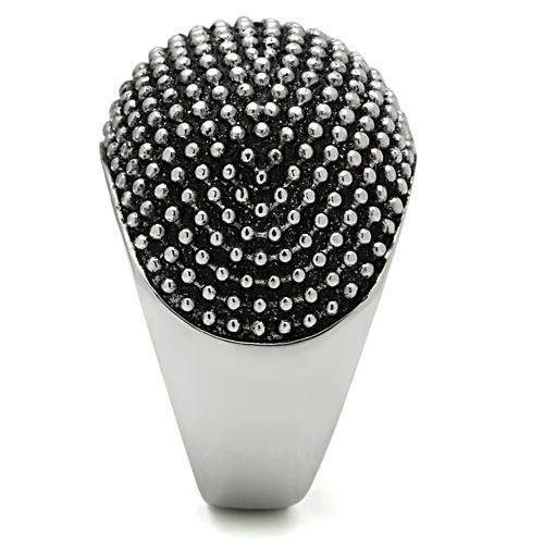 TK519 - High polished (no plating) Stainless Steel Ring with No Stone - Alamode - Flyclothing LLC