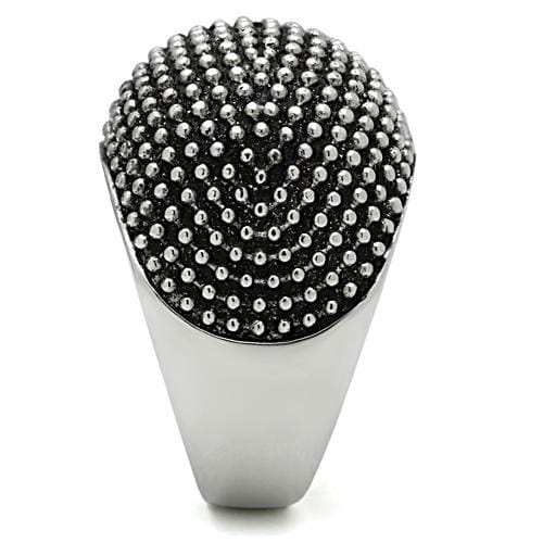 TK519 - High polished (no plating) Stainless Steel Ring with No Stone - Alamode - Flyclothing LLC