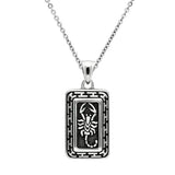 High polished (no plating) Stainless Steel Chain Pendant with No Stone - Alamode - Flyclothing LLC