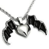 TK549 - High polished (no plating) Stainless Steel Chain Pendant with No Stone - Alamode - Flyclothing LLC