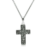 TK553 - High polished (no plating) Stainless Steel Necklace with No Stone - Alamode - Flyclothing LLC