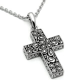 TK553 - High polished (no plating) Stainless Steel Necklace with No Stone - Alamode