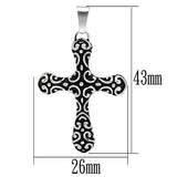 TK554 - High polished (no plating) Stainless Steel Necklace with No Stone - Alamode