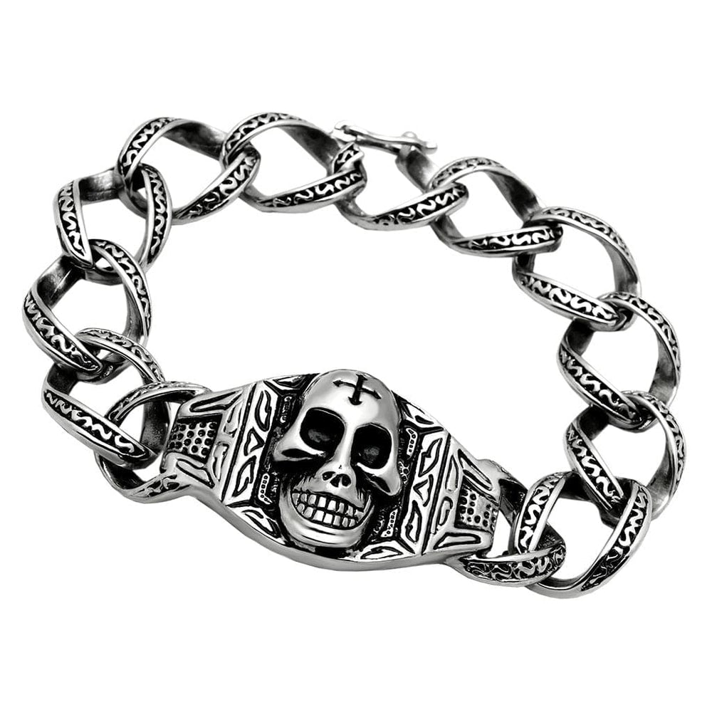 TK569 - High polished (no plating) Stainless Steel Bracelet with No Stone - Alamode