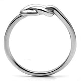 TK630 - High polished (no plating) Stainless Steel Ring with No Stone - Alamode