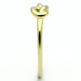 TK630G - IP Gold(Ion Plating) Stainless Steel Ring with No Stone - Alamode - Flyclothing LLC
