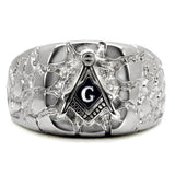 TK8X039 - High polished (no plating) Stainless Steel Ring with No Stone - Alamode