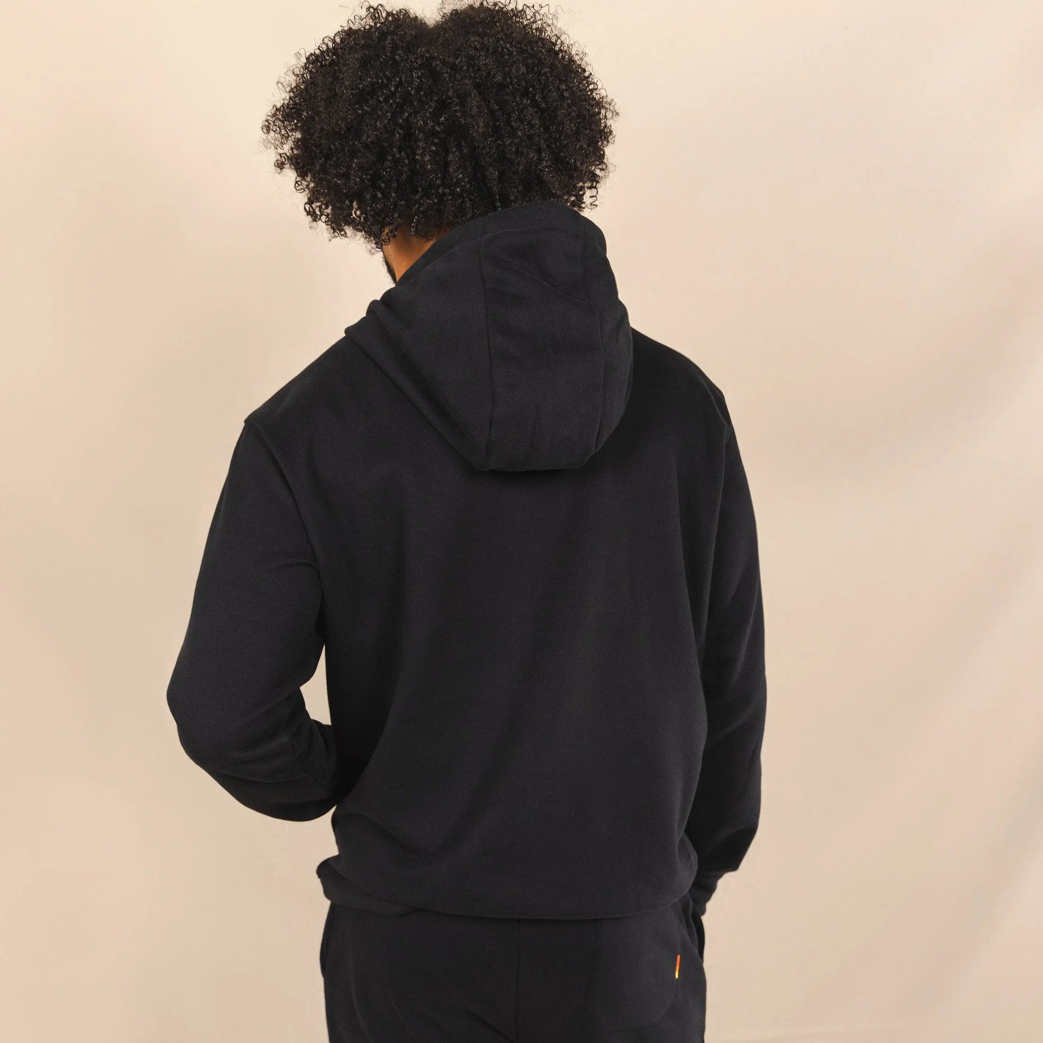 The Threat Level Midnight | Black Sexy Terry™ Men’s Lounge Hoodie - Shinesty - Flyclothing LLC