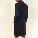 The Threat Level Midnight | Black Long Modal Robe - Shinesty - Flyclothing LLC