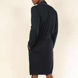 The Threat Level Midnight | Black Long Modal Robe