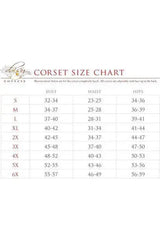 Daisy Corsets Top Drawer 2 PC Black Satin Steel Boned Corset w/Straps & Striped Skirt Set - Daisy Corsets - Flyclothing LLC