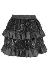 Daisy Corsets Top Drawer 4 PC Premium Black Sequin Witch Corset Costume - Daisy Corsets