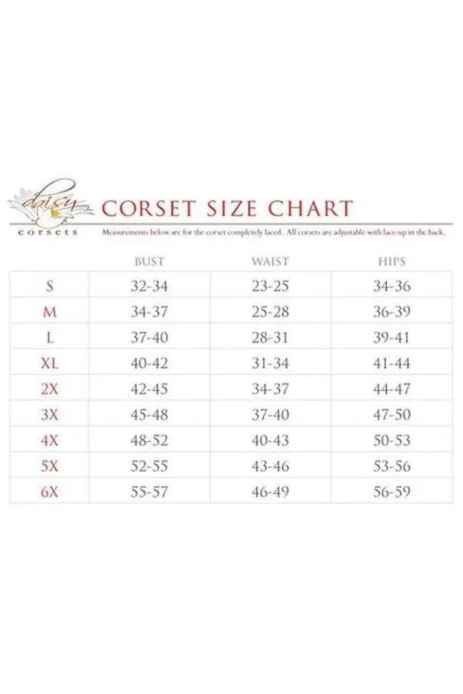 Top Drawer Steel Boned Dark Red Velvet Plunge Neckline Overbust Corset - Daisy Corsets - Flyclothing LLC