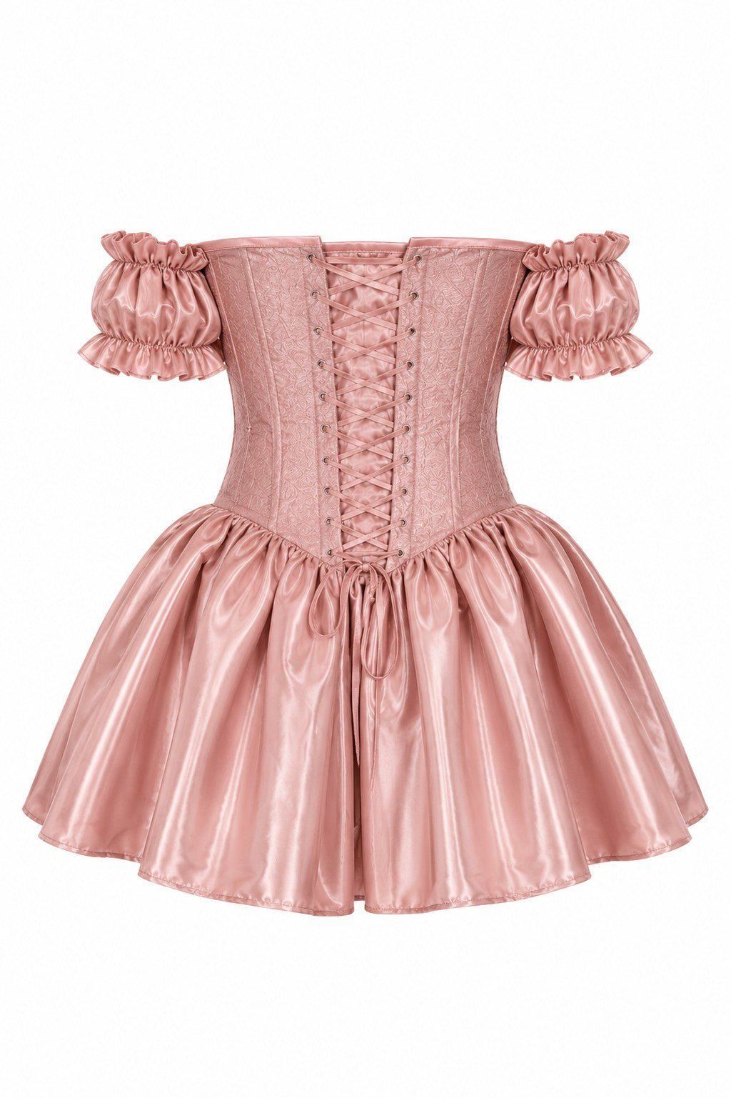 Daisy Corsets Top Drawer Enchanted Rose Princess Steel Boned Corset Dress - Daisy Corsets - Flyclothing LLC