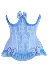 Daisy Corsets Top Drawer Steel Boned Pink Lace Underwire Burlesque Underbust Corset Cincher