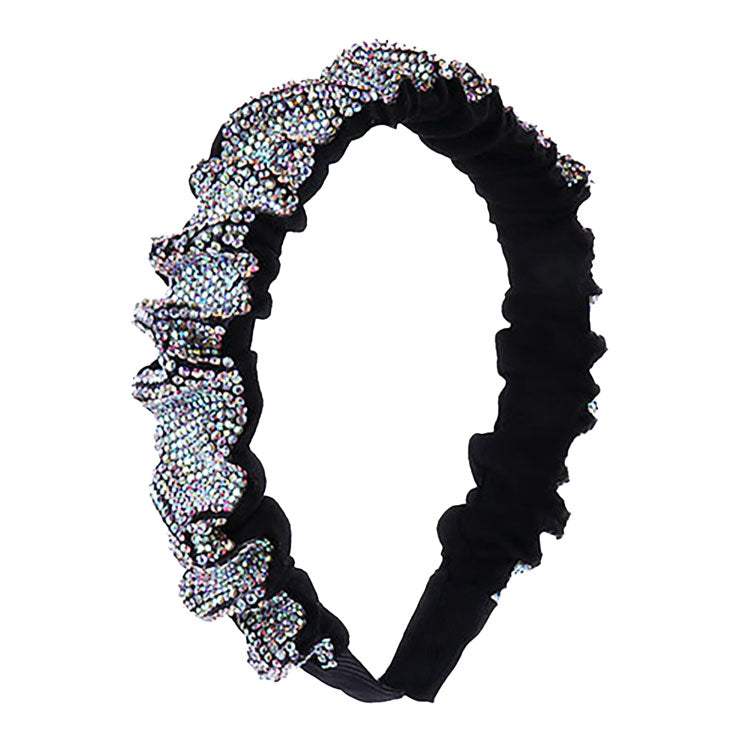 Trendy Braided Knotted Bling Pleated Headband - Madeline Love - Flyclothing LLC
