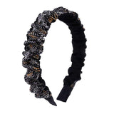 Trendy Braided Knotted Bling Pleated Headband - Madeline Love - Flyclothing LLC