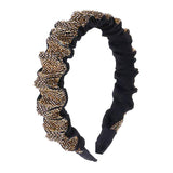 Trendy Braided Knotted Bling Pleated Headband - Madeline Love - Flyclothing LLC