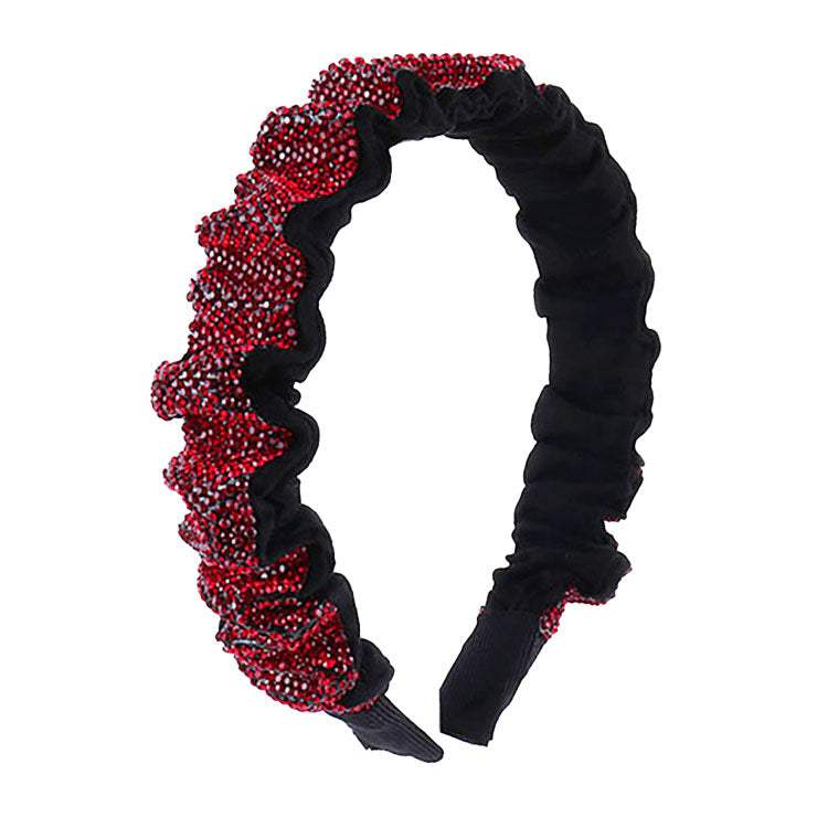 Trendy Braided Knotted Bling Pleated Headband - Madeline Love - Flyclothing LLC