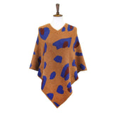 Trendy Fashionable Leopard Patterned Soft Poncho - Madeline Love - Flyclothing LLC
