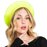 Trendy Fashionable Winter Stretchy Solid Beret Hat - Madeline Love - Flyclothing LLC