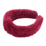 Trendy Solid Faux Fur Headband - Madeline Love - Flyclothing LLC