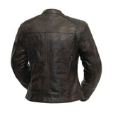 Trickster Womens Motorcycle Leather Jacket - First Manufacturing Company - Flyclothing LLC