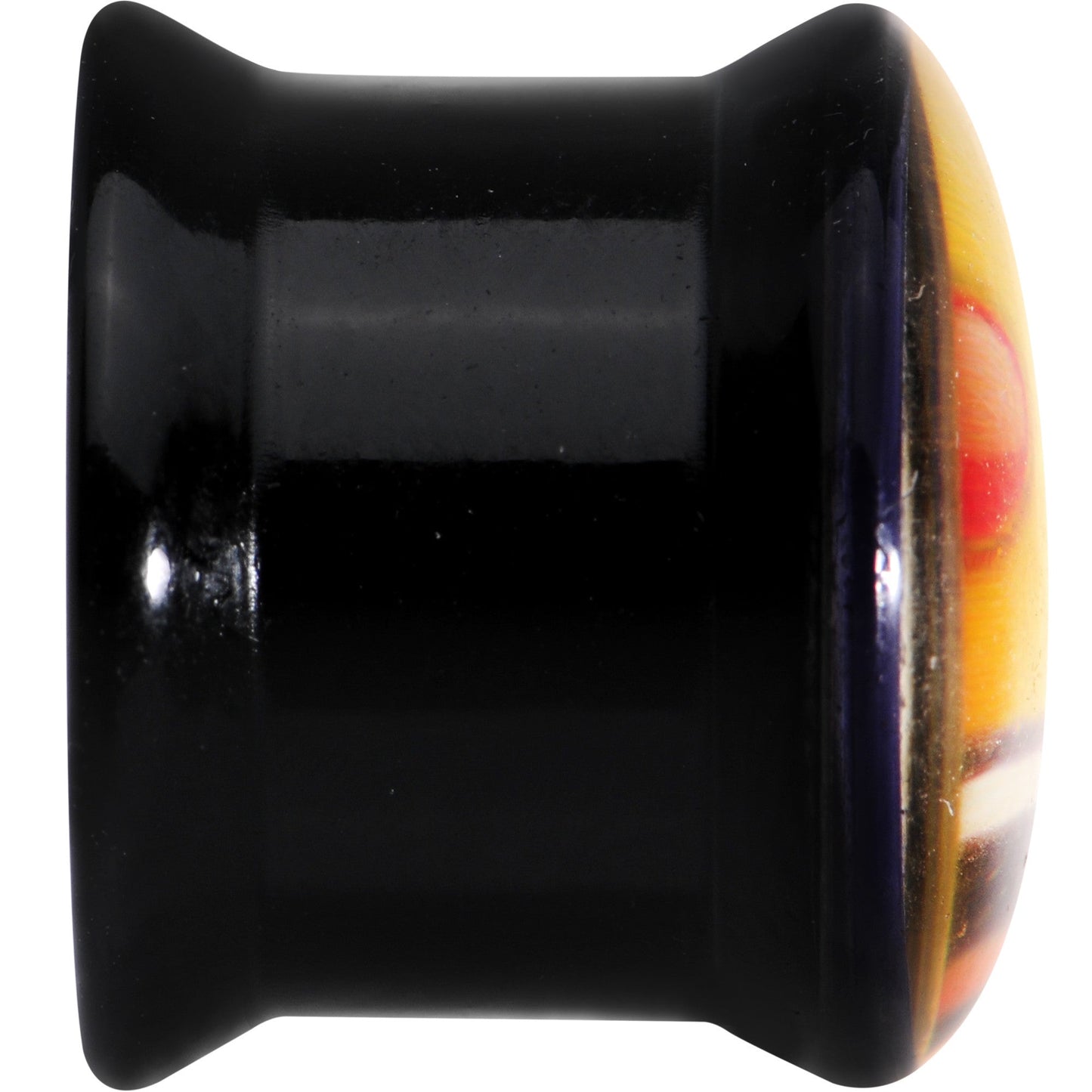 1/2 Licensed Heart Eyes emoji Acrylic Double Flare Plug Set - BodyCandy - Flyclothing LLC