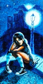 Black Market Art Company Troubled Print