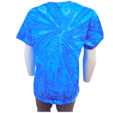 Men's Rockmount Bronc 100% Cotton Tie Dye Blue Western T-Shirt - Rockmount Clothing - Flyclothing LLC
