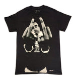 Tupac Middle Fingers T-Shirt - Tupac