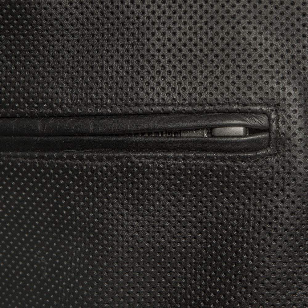 Turbine Men's Motorcycle Perforated Leather Jacket - First Manufacturing Company - Flyclothing LLC