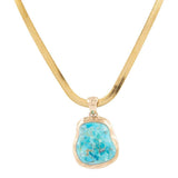 Turquoise Baron Snake Chain Pendant Necklace - Barse Jewelry - Flyclothing LLC