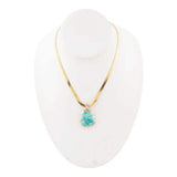 Turquoise Baron Snake Chain Pendant Necklace