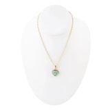 Turquoise Heart Pendant and Bronze Necklace - Barse Jewelry - Flyclothing LLC