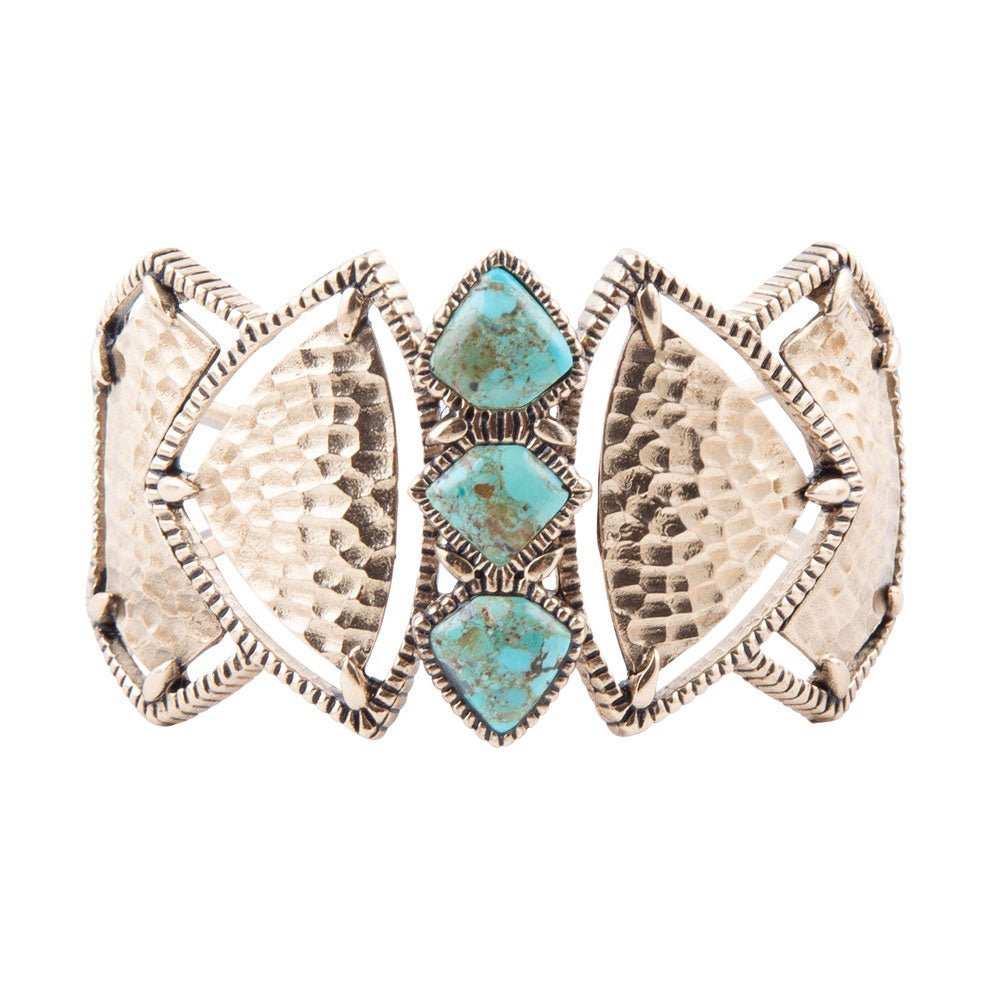 Turquoise Shield Cuff Bracelet - Barse Jewelry - Flyclothing LLC