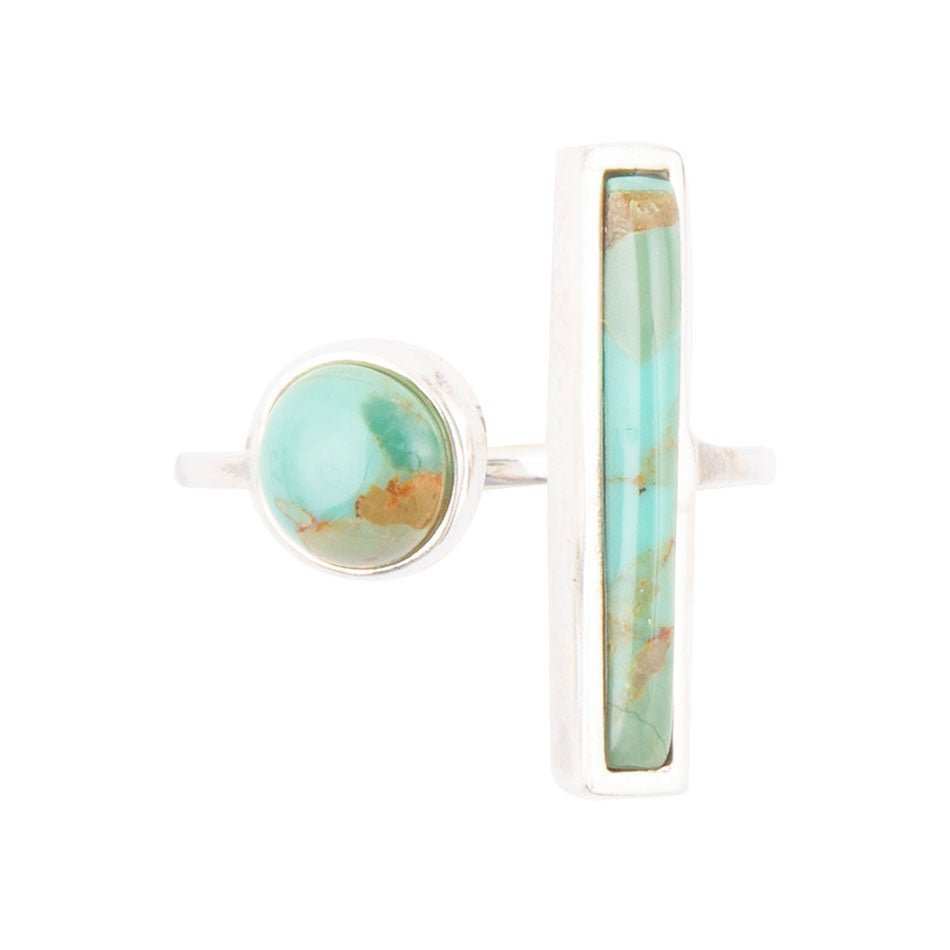 Blue Turquoise Size Adjustable Sterling Silver Ring - Barse Jewelry - Flyclothing LLC