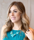 Turquoise Slabs Statement Necklace - Barse Jewelry - Flyclothing LLC
