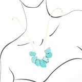Turquoise Slabs Statement Necklace - Barse Jewelry - Flyclothing LLC