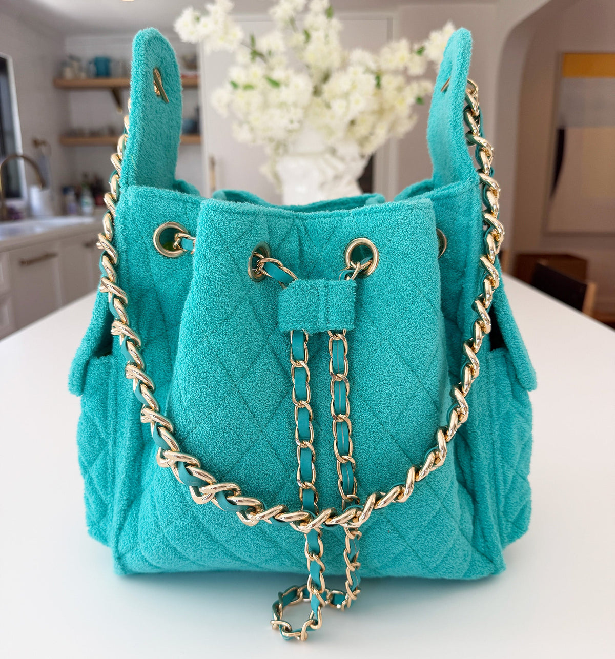 Bayshore Bucket Small - Turquoise - BEACH HAUS - Flyclothing LLC