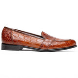 11-119-CGN TUSCANY Crocodile Penny Loafer, Cognac - Zelli Italia - Flyclothing LLC