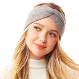 Twisted Knot Solid Earmuff Headband Ear Warmer - Madeline Love - Flyclothing LLC