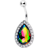 Clear Aurora Gem Glamour Girl Belly Ring - BodyCandy - Flyclothing LLC
