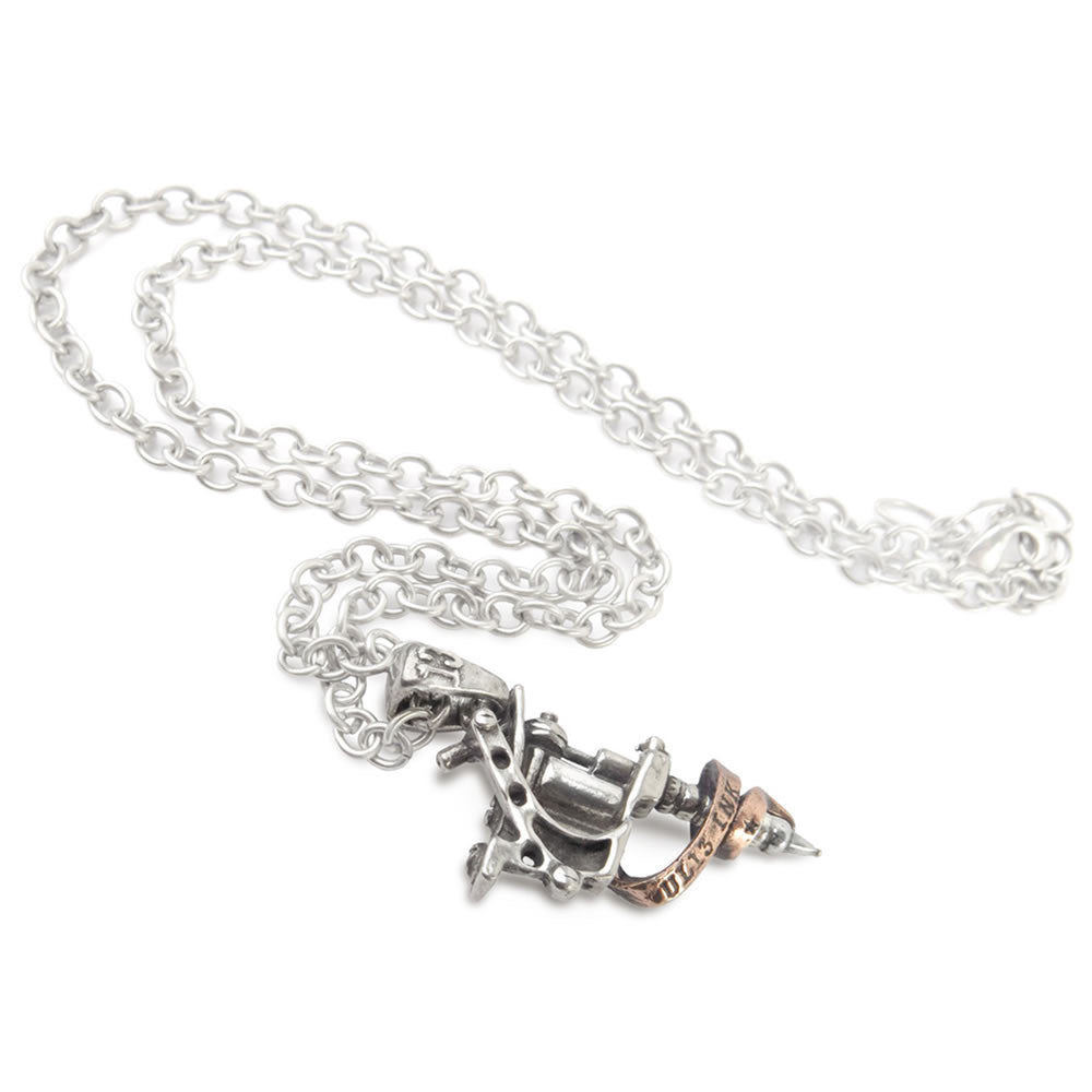 Tattoo Gun Pendant - Alchemy of England - Flyclothing LLC