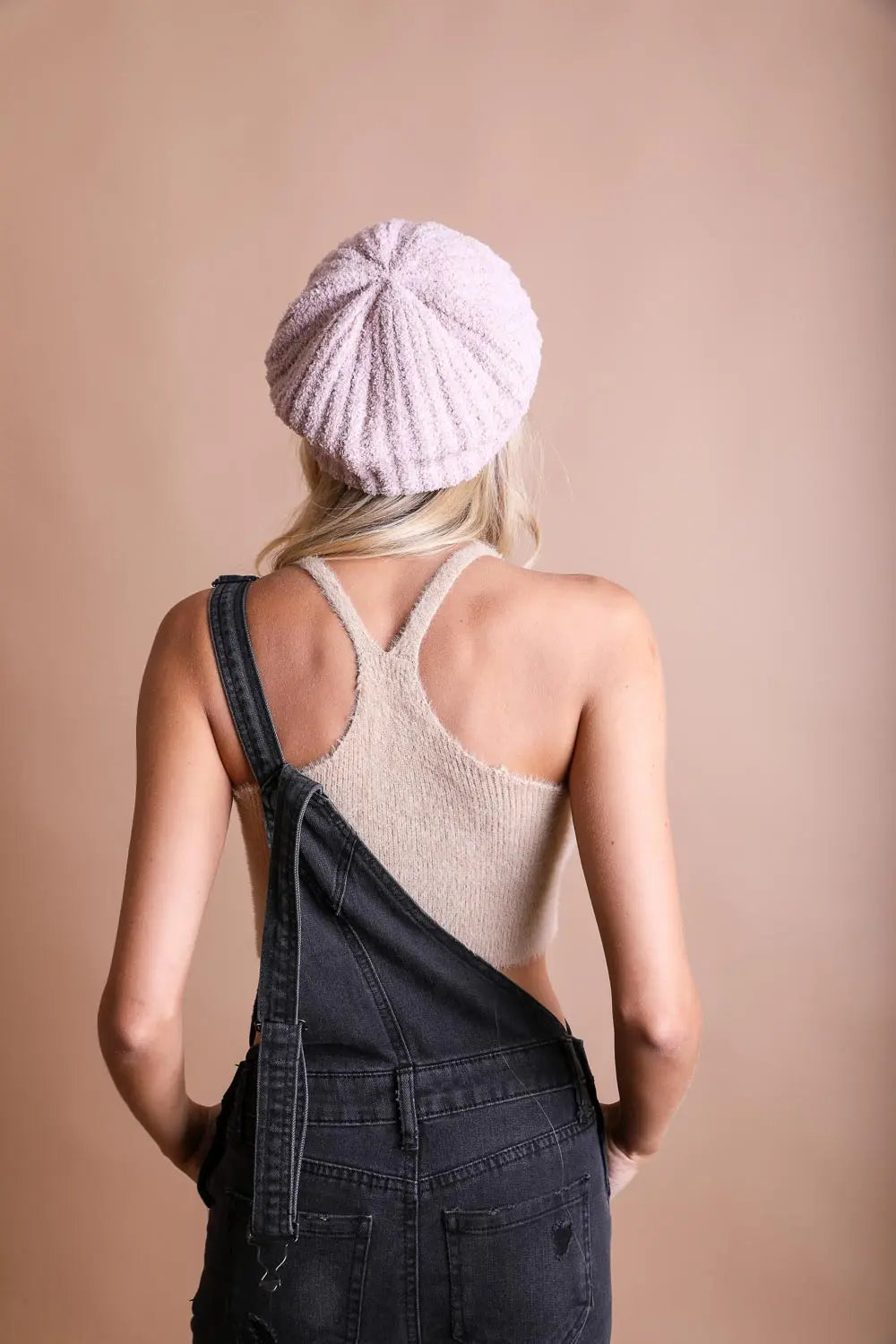 Boucle Rib Knit Beret - Boho Clothing and Accessories - Flyclothing LLC