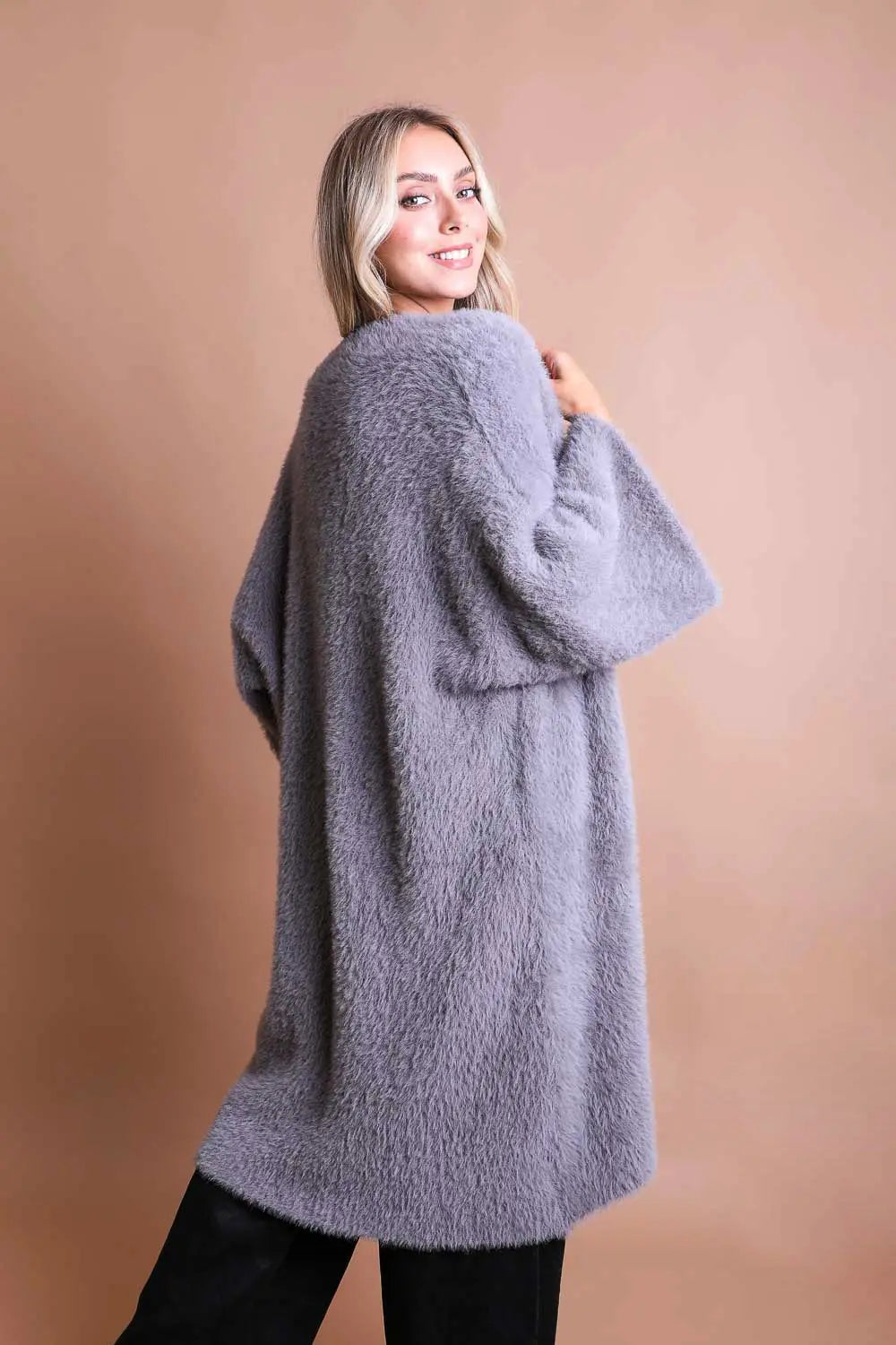 Ultra-Soft Luxe Mohair Knit Cardigan - Boho Clothing and Accessories - Flyclothing LLC
